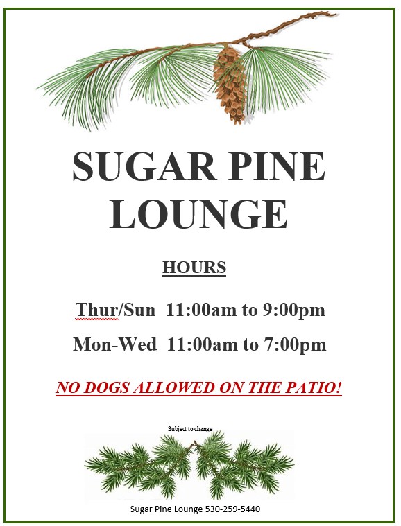 Sugar Pine Lounge Lake Almanor Country Club